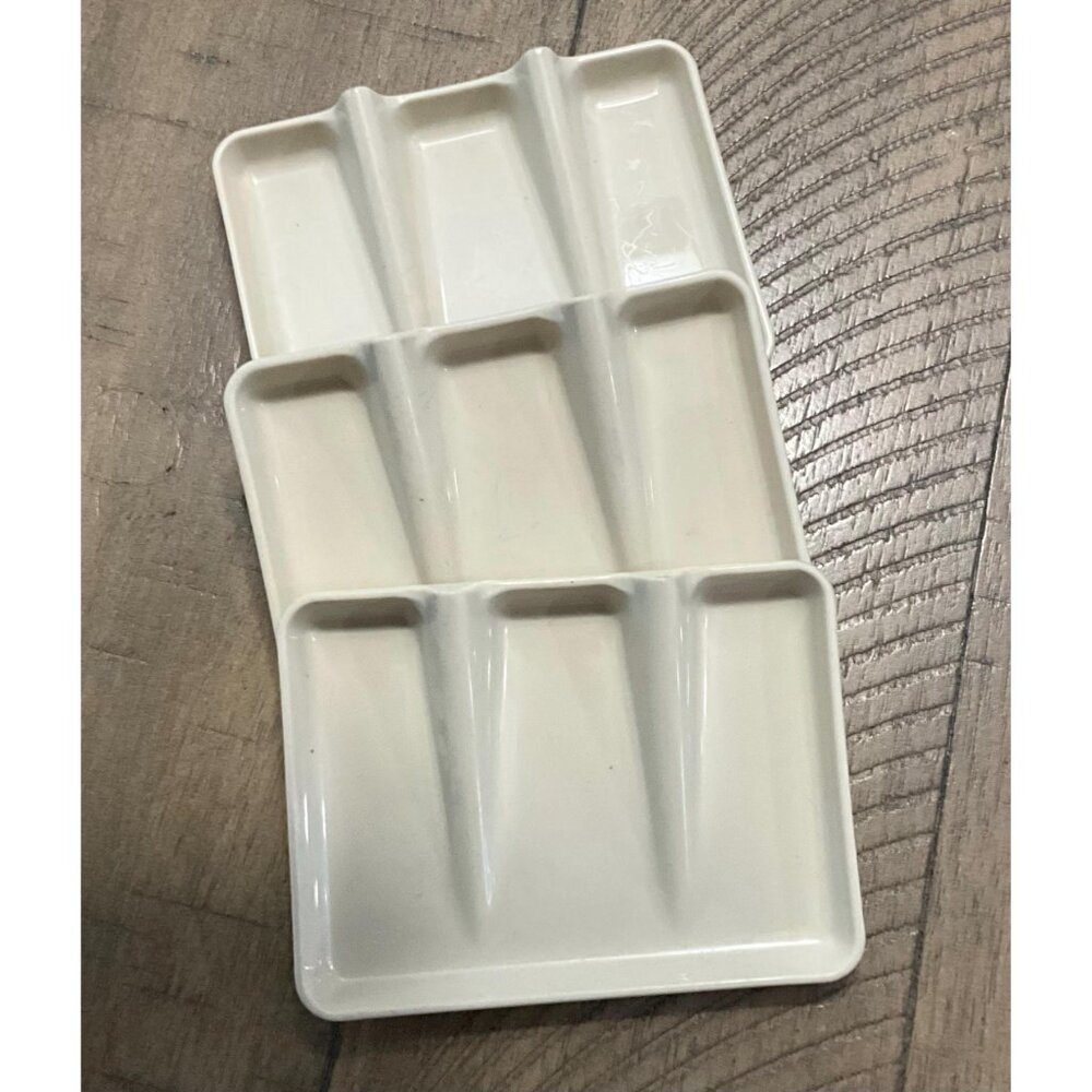 Tupperware Soap Dish Set  Caddy Scrubby Scouring Pad Holder Sink Almond Cream